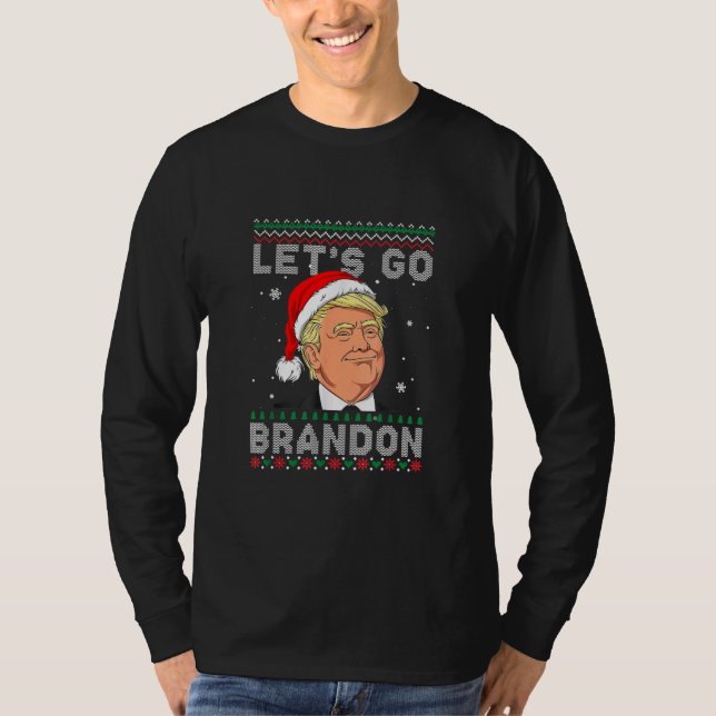 Camiseta Qué gracioso vamos a hacer a Brandon Santa Donald  (Anverso)