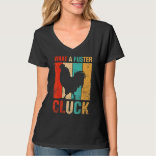 Camiseta Qué granjero avícola de pollos Fuster Cluck