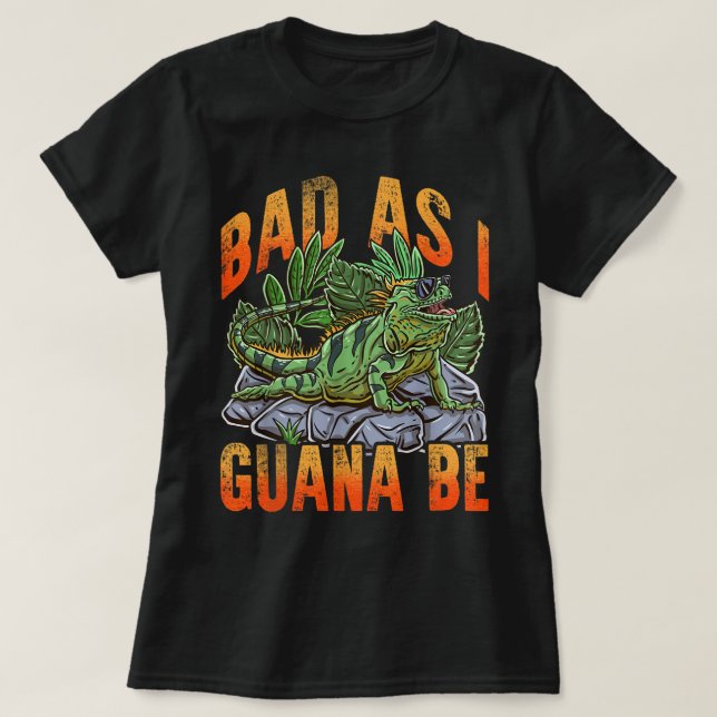 Camiseta Que Guana Sea Vacacional Playa Iguana Lizard Re (Diseño del anverso)