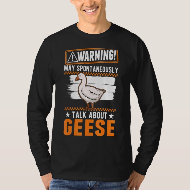 Camiseta Que Hable Espontáneamente De Geese (Anverso)