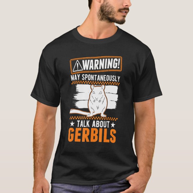 Camiseta Que Hable Espontáneamente De Gerbils (Anverso)