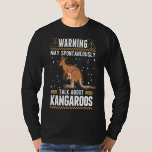 Camiseta Que Hable Espontáneamente De Kangaroos