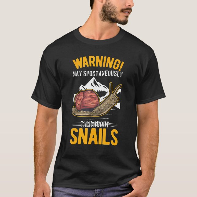 Camiseta Que Hable Espontáneamente De Los Caracoles (Anverso)