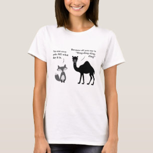 Camiseta ¿Qué hace el zorro dice sobre día de chepa?