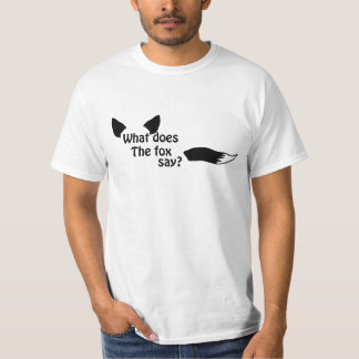 Camiseta qué hace el zorro diga
