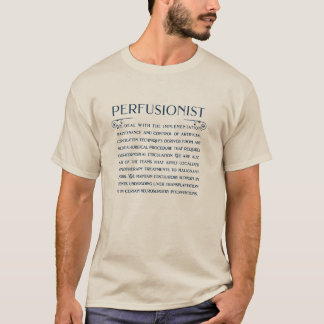 Camiseta Qué hace un perfusionista