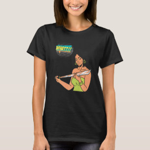 Camiseta Qué Halloween Melanin Chica Reina de la piel marró
