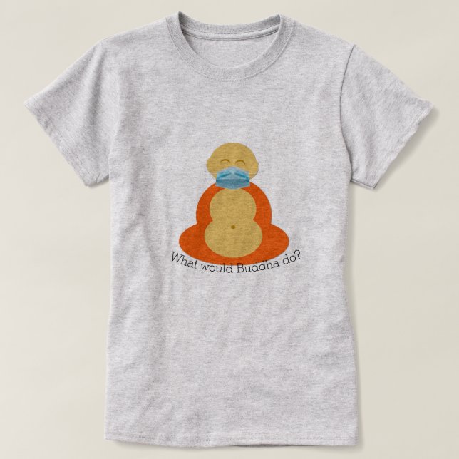 Camiseta ¿Qué haría Buda? (Diseño del anverso)