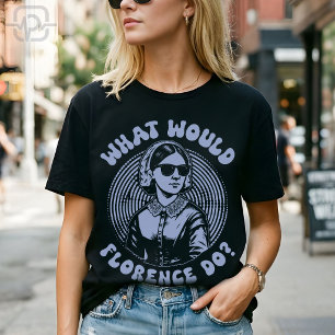 Camiseta ¿Qué haría Florence? Florence Nightingale Retro
