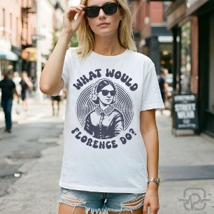 Camiseta ¿Qué haría Florence? Florence Nightingale Retro