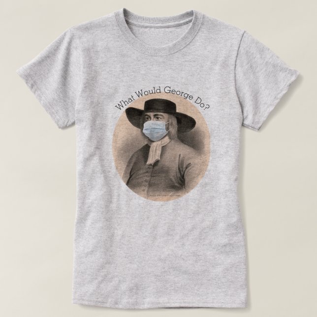 Camiseta ¿Qué haría George? (Diseño del anverso)