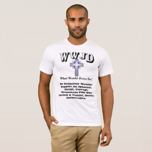 Camiseta ¿Qué haría Jesús?