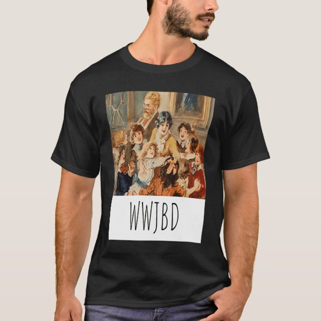 Camiseta Qué haría Jo Bhaer WWJBD (Anverso)