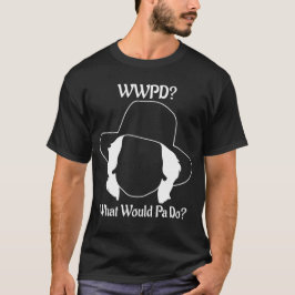 Camiseta ¿Qué haría papá? (Imagen blanca)