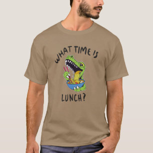 Camiseta ¿Qué hora es el almuerzo