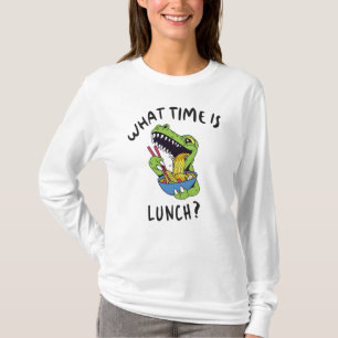 Camiseta ¿Qué hora es el almuerzo