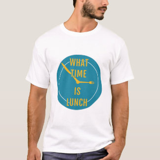Camiseta Qué hora es el almuerzo - Dinnerware