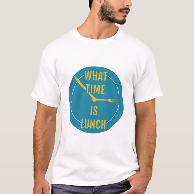 Camiseta Qué hora es el almuerzo - Dinnerware (Anverso)