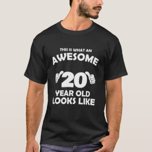 Camiseta Qué Increíble Parece Un Cumpleaños De 20 Años