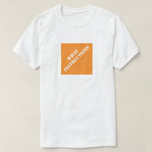 Camiseta Qué instrucciones graciosas para papá el divertido