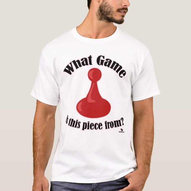 Camiseta ¿Qué juego es esta pieza del eslogan divertido? (Anverso)