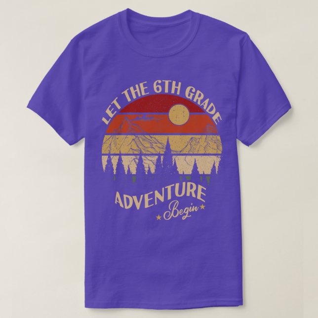 Camiseta Que la aventura de 6º grado vuelva a la escuela (Diseño del anverso)