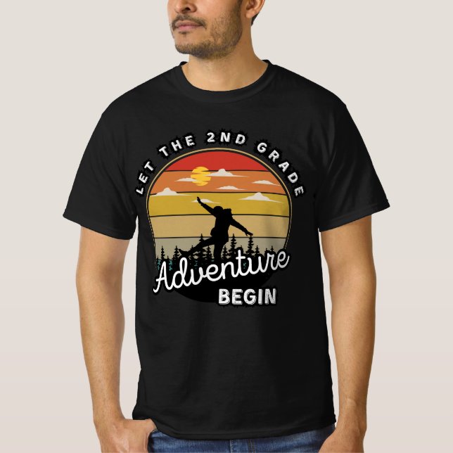 Camiseta Que la aventura de segundo grado comience de nuevo (Anverso)