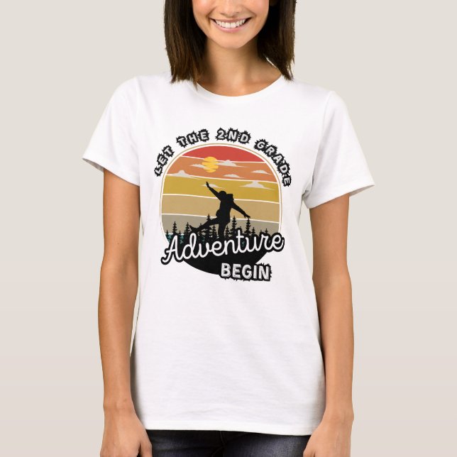 Camiseta Que la aventura de segundo grado comience de nuevo (Anverso)