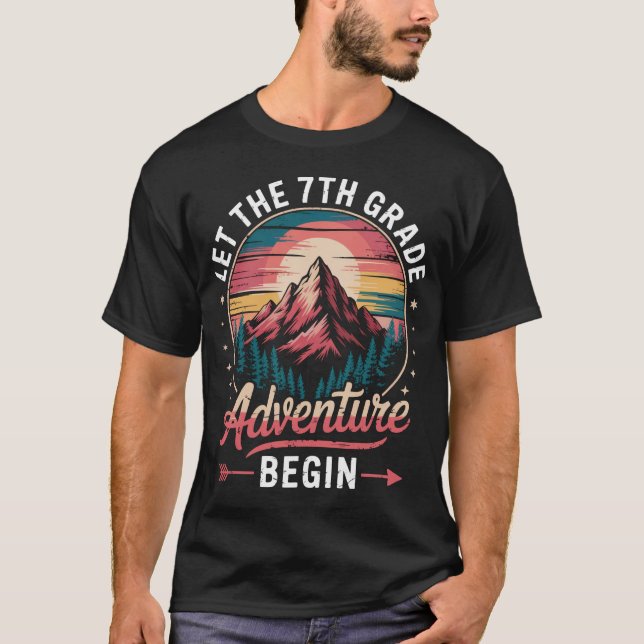Camiseta Que La Aventura De Séptimo Grado Comience El Prime (Anverso)