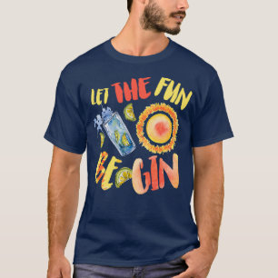 Camiseta Que La Diversión Sea Un Fiesta De Playa