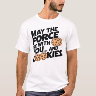 Camiseta Que la fuerza esté contigo y las galletas