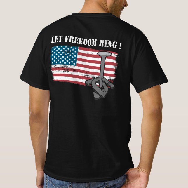 Camiseta Que la libertad se levante a caballo (Reverso)