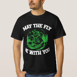 Camiseta "Que la mosca esté contigo" SVG deportes de pesca