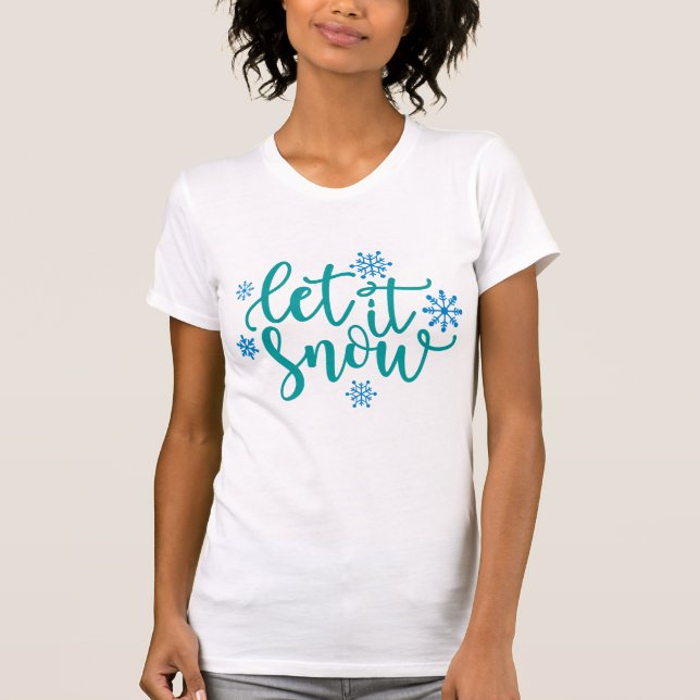 Camiseta Que La Nieve (Anverso)