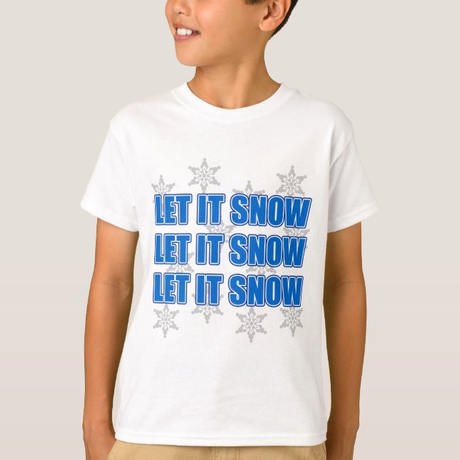 Camiseta Que La Nieve (Anverso)