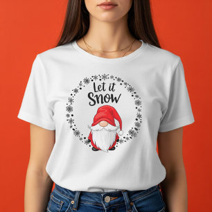 Camiseta Que la nieve cuece a los Navidades se vuelcan con