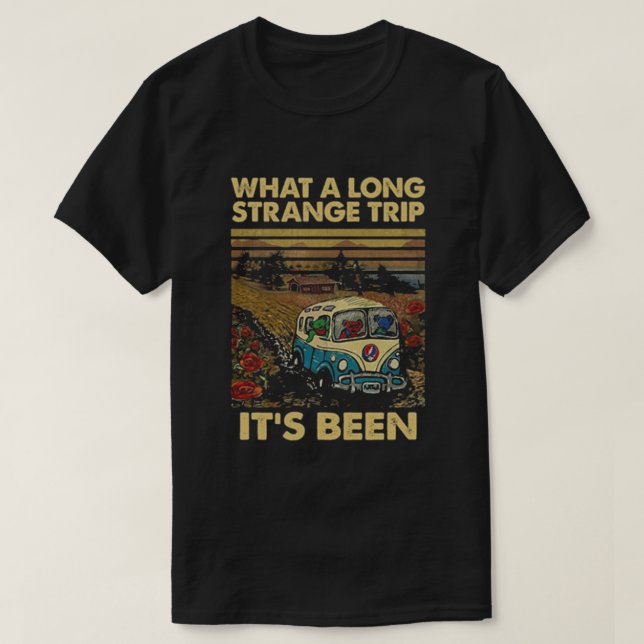 Camiseta Qué Largo Viaje Extraño (Diseño del anverso)