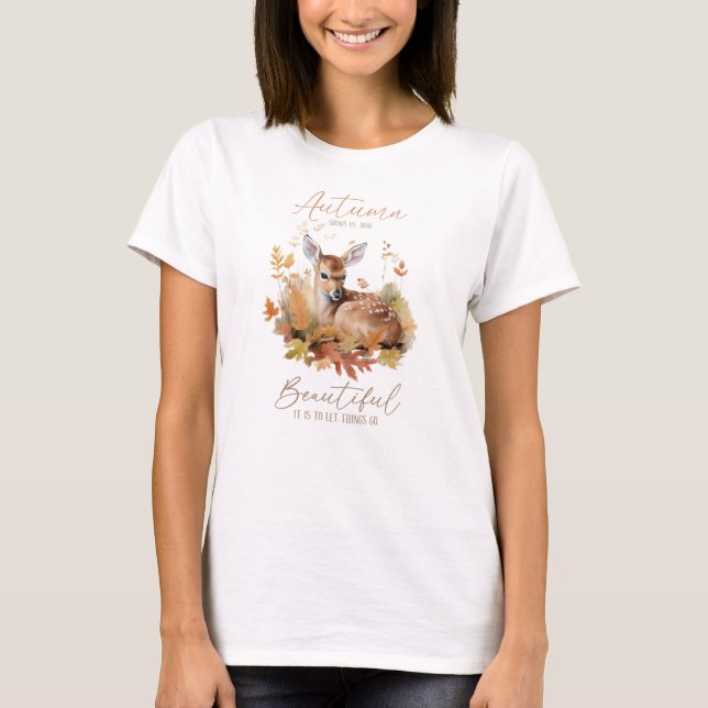Camiseta Que las cosas vayan de otoño (Anverso)