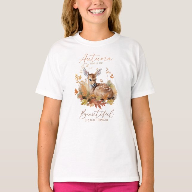 Camiseta Que las cosas vayan de otoño (Anverso)