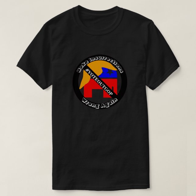Camiseta Que las insurrecciones vuelvan a equivocarse #VOTE (Diseño del anverso)