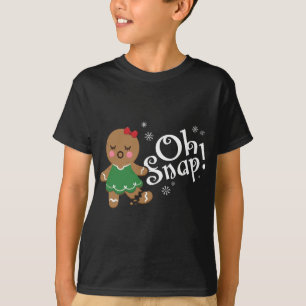 Camiseta ¡Qué lindo galleta de pan de jengibre! Navidad