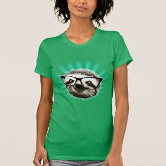 Camiseta ¡Qué lindo! Hipster Sloth