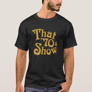 Camiseta Que los años 70 muestran un ajuste relajado