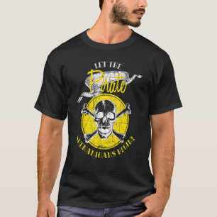 Camiseta Que los piratas Shenanigans comiencen la cruz de G