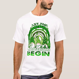 Camiseta Que los Shenanigans comiencen el arcoiris de Gnome