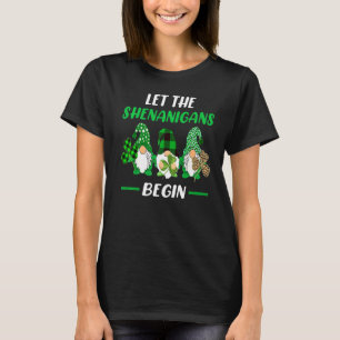 Camiseta Que Los Shenanigans Empiecen A Gnome Día S De San