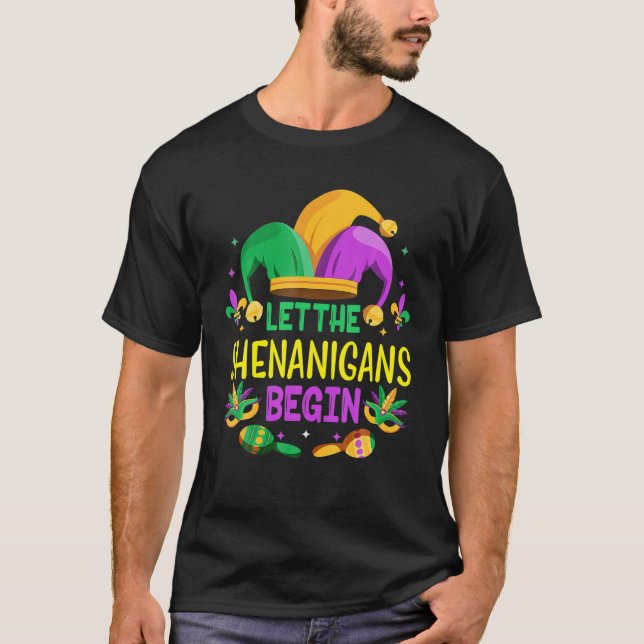Camiseta Que los Shenanigans empiecen a los niños del Mardi (Anverso)