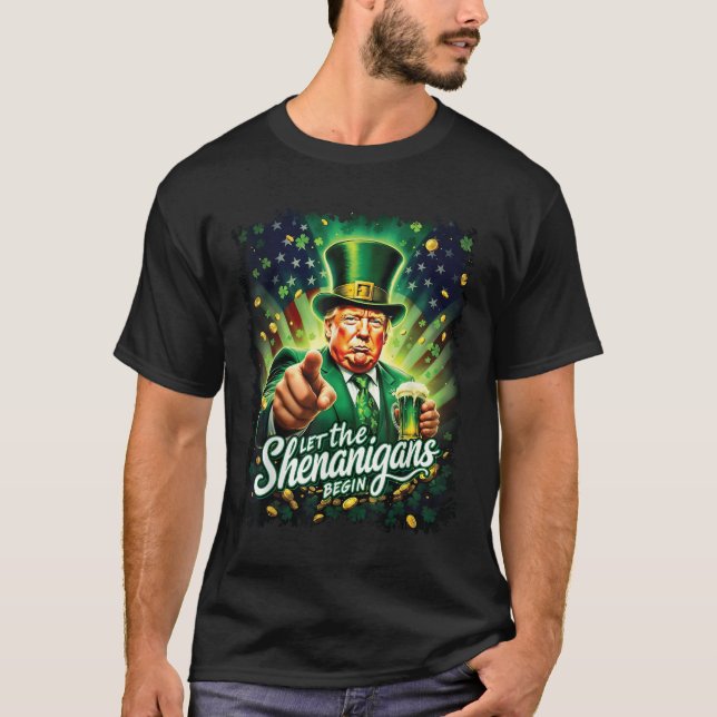 Camiseta Que los Shenanigans empiecen A Ser Divertidos Trum (Anverso)