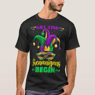 Camiseta Que Los Shenanigans Empiecen El Mardi Gras, Niños 