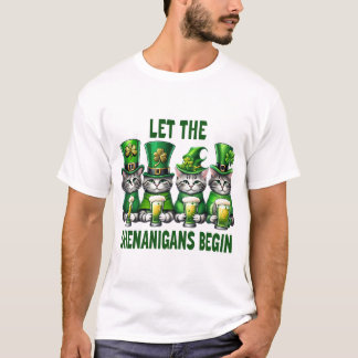 Camiseta Que los Shenanigans empiecen St. Patrick's - Cat
